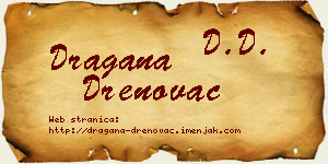Dragana Drenovac vizit kartica
